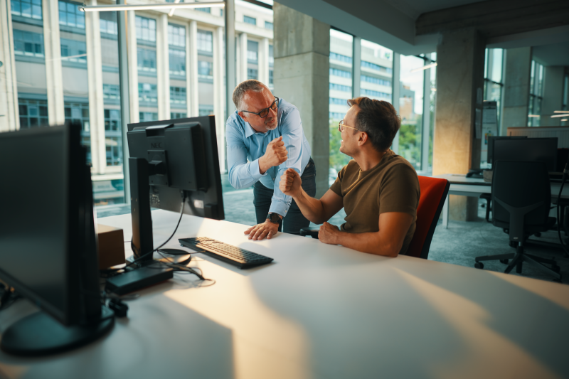 IT collega's bij Solidaris